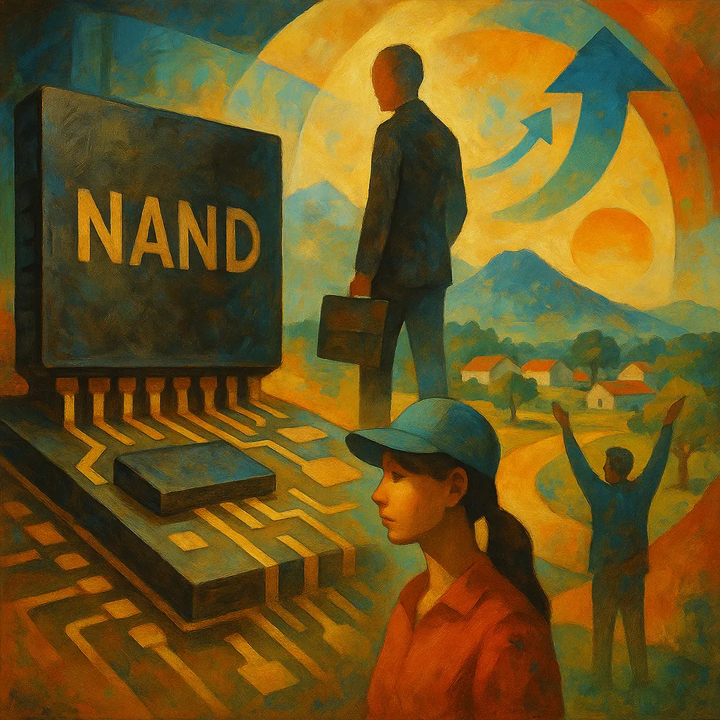 キオクシア 決算速報 NAND市況とPTS関連銘柄