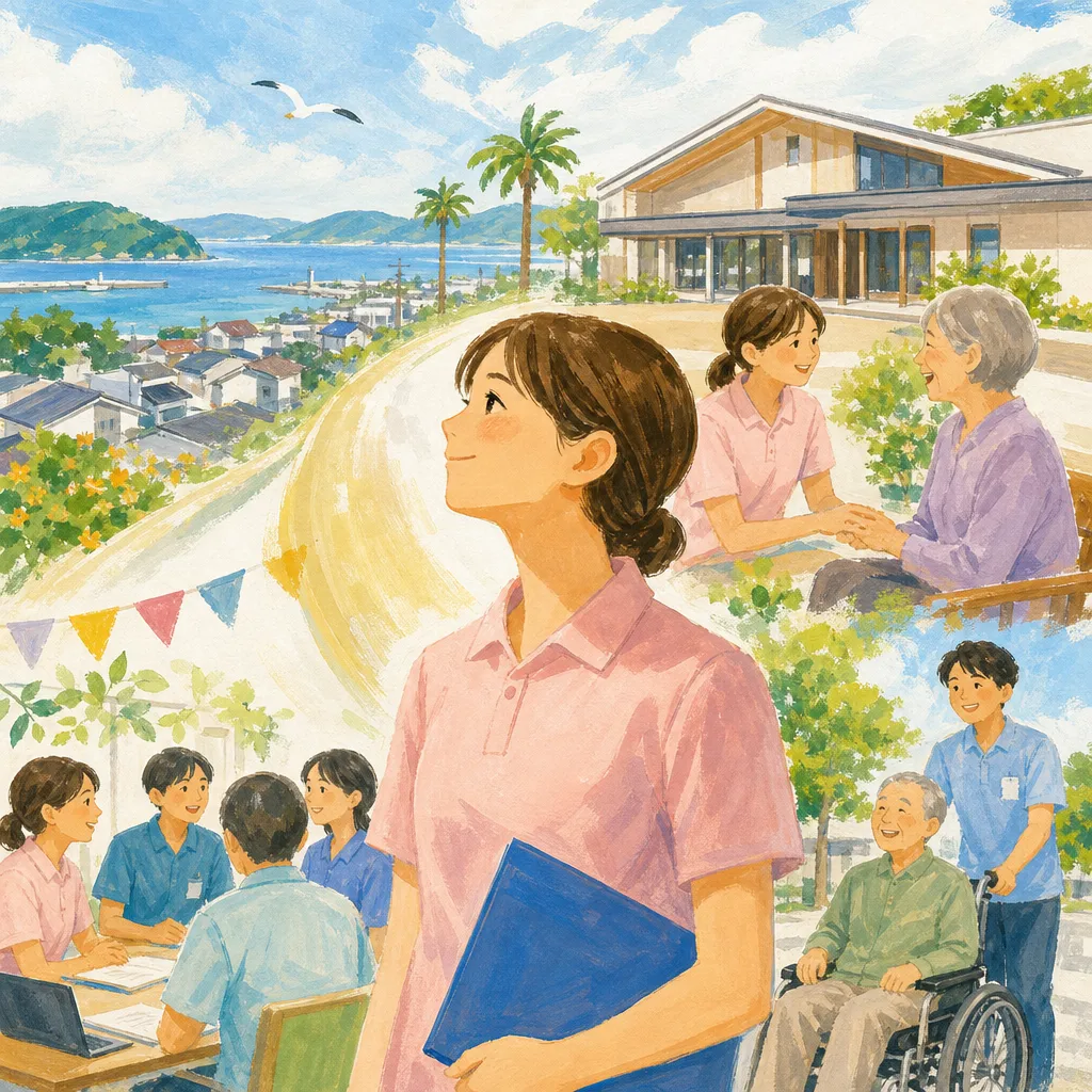 いちき串木野でUターン、福祉オープニング職へ
